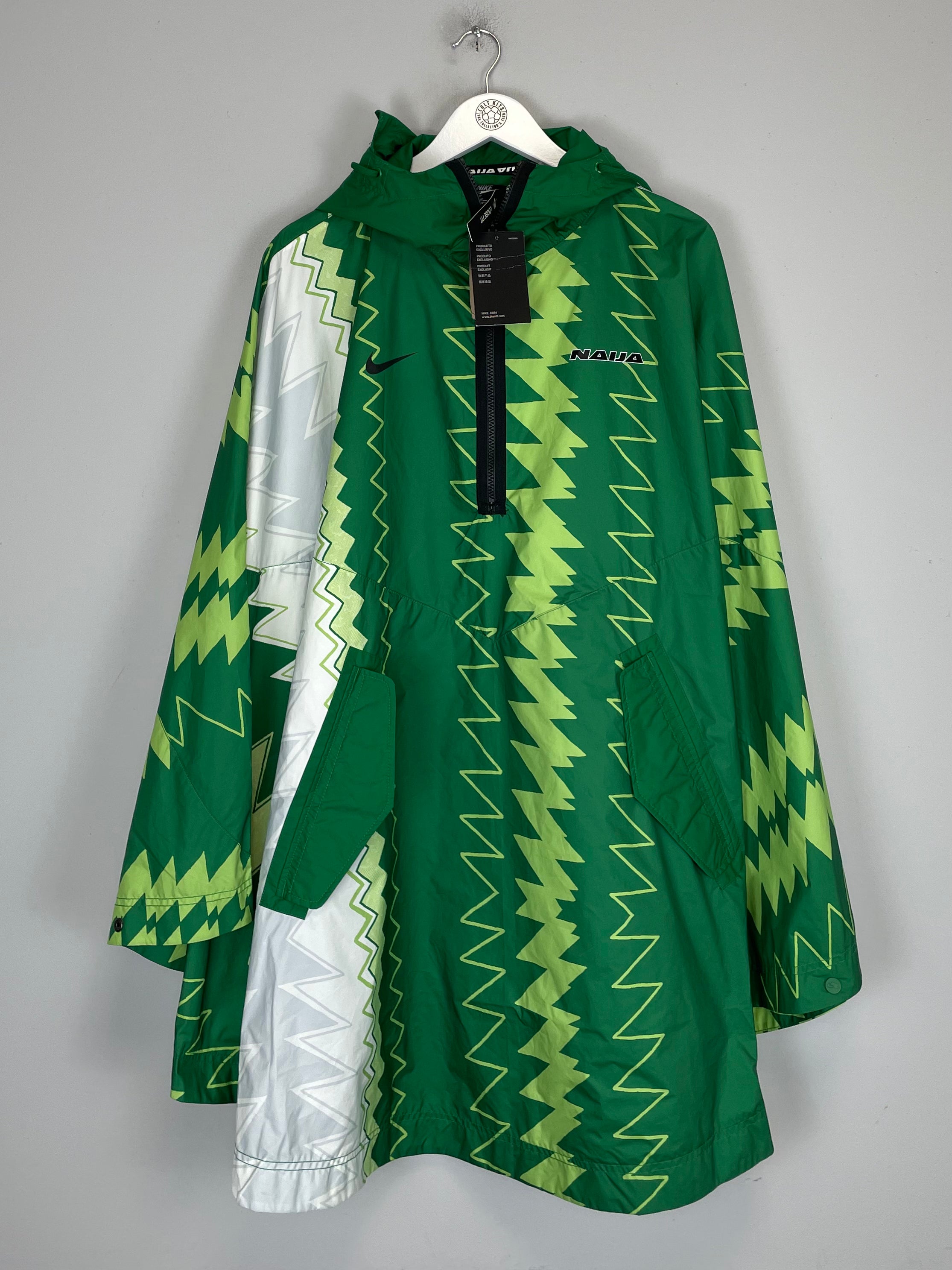Shop 2020 NIGERIA PONCHO *BNWT* NIKE, classic football shirts, vintage football shirts & retro soccer jerseys at Cult Kits