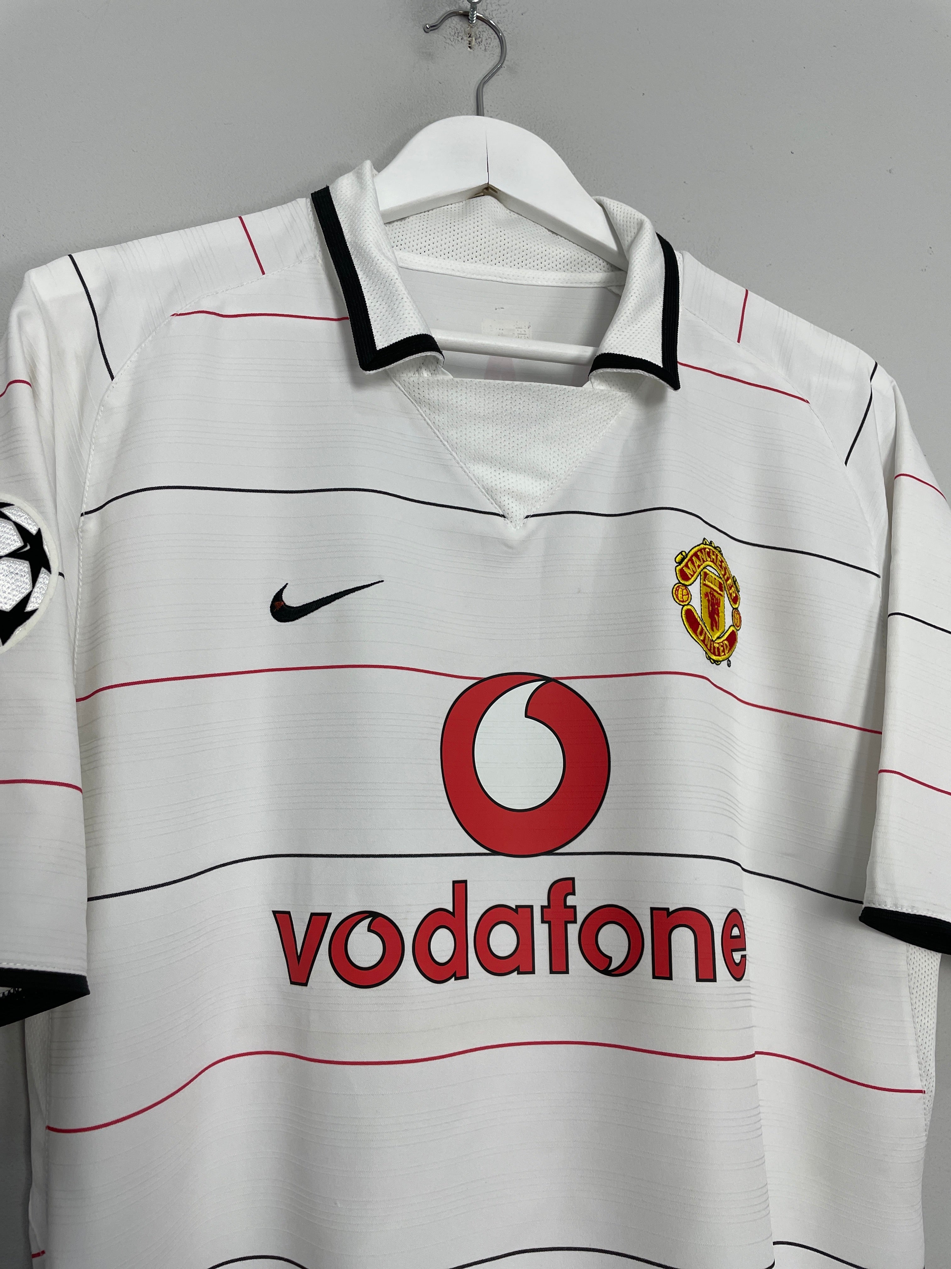 Shop 2003/05 MANCHESTER UNITED RONALDO #7 C/L THIRD SHIRT (L) NIKE, classic football shirts, vintage football shirts & retro soccer jerseys at Cult Kits