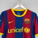 2010/11 BARCELONA DAVID VILLA #7 HOME SHIRT (S) NIKE