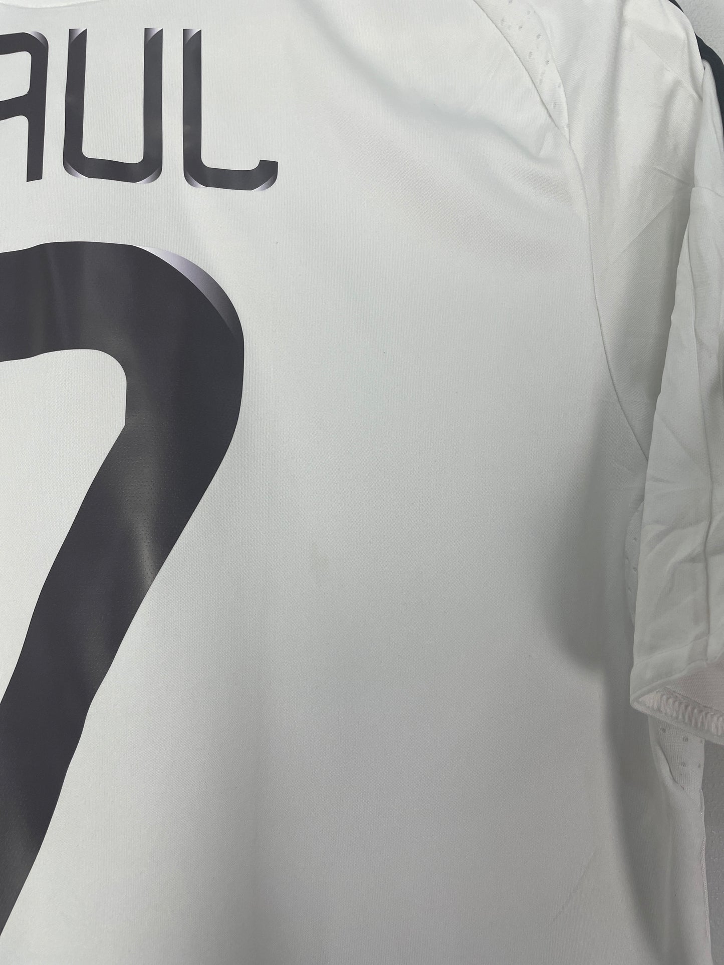 2008/09 REAL MADRID RAUL #7 C/L HOME SHIRT (S) ADIDAS
