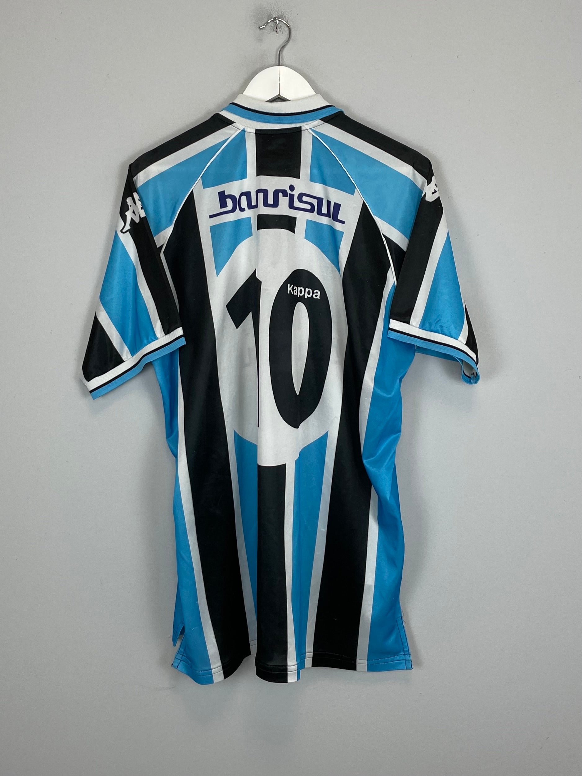 Shop 2001/02 GREMIO #10 HOME SHIRT (XL) KAPPA, classic football shirts, vintage football shirts & retro soccer jerseys at Cult Kits