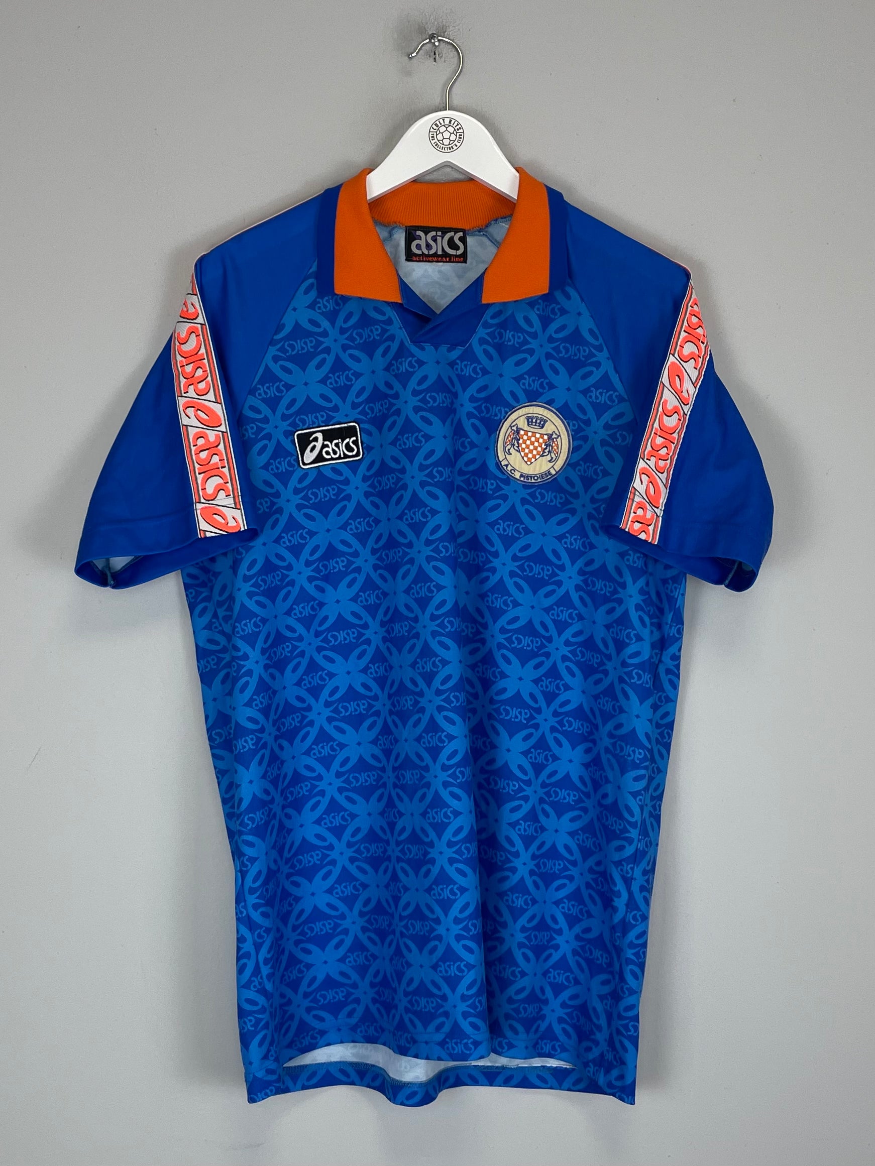 Shop 1995/96 PISTOIESE HOME SHIRT (L) ASICS, classic football shirts, vintage football shirts & retro soccer jerseys at Cult Kits