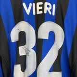 1998/99 INTER MILAN VIERI #32 *SIGNED* BNWT HOME SHIRT (XXL) NIKE