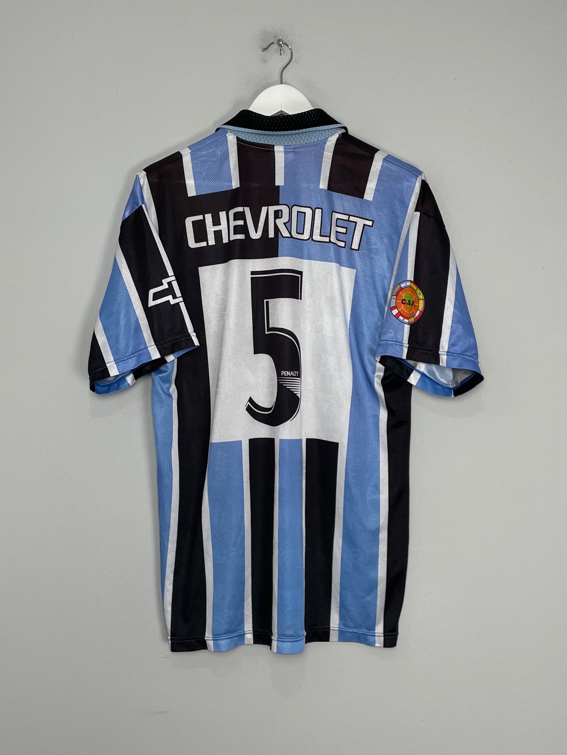 Shop 1998 GREMIO #5 HOME SHIRT (XL) PENALTY, classic football shirts, vintage football shirts & retro soccer jerseys at Cult Kits