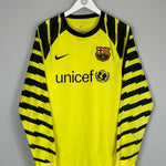 Shop 2010/11 BARCELONA GK SHIRT (M) NIKE, classic football shirts, vintage football shirts & retro soccer jerseys at Cult Kits