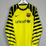 Shop 2010/11 BARCELONA GK SHIRT (M) NIKE, classic football shirts, vintage football shirts & retro soccer jerseys at Cult Kits