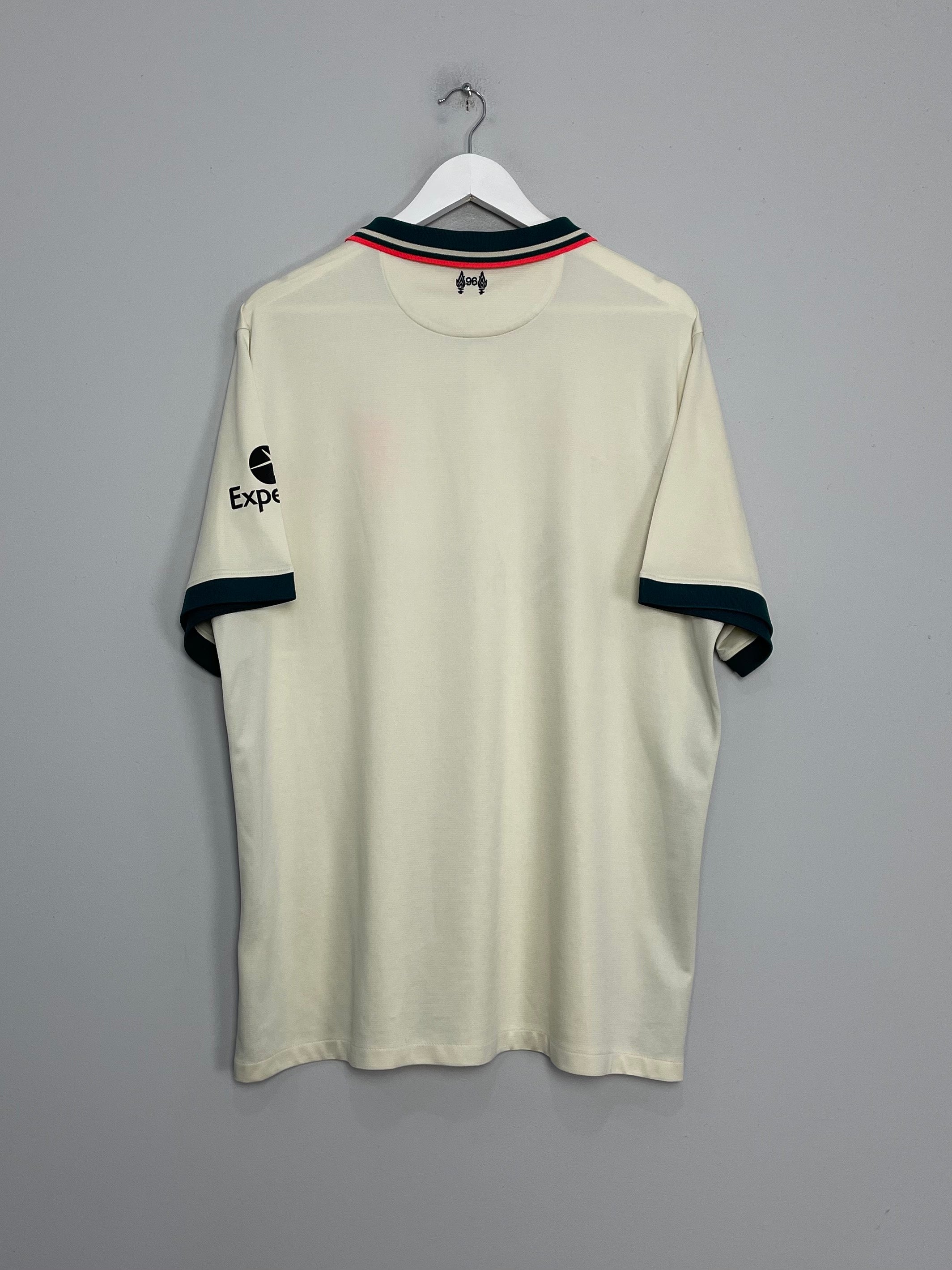 Shop 2021/22 LIVERPOOL AWAY SHIRT (XXL) NIKE, classic football shirts, vintage football shirts & retro soccer jerseys at Cult Kits