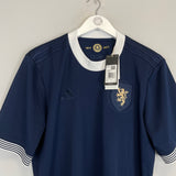 Shop 2023 SCOTLAND *150 YEAR* BNWT HOME SHIRT (L) ADIDAS, classic football shirts, vintage football shirts & retro soccer jerseys at Cult Kits