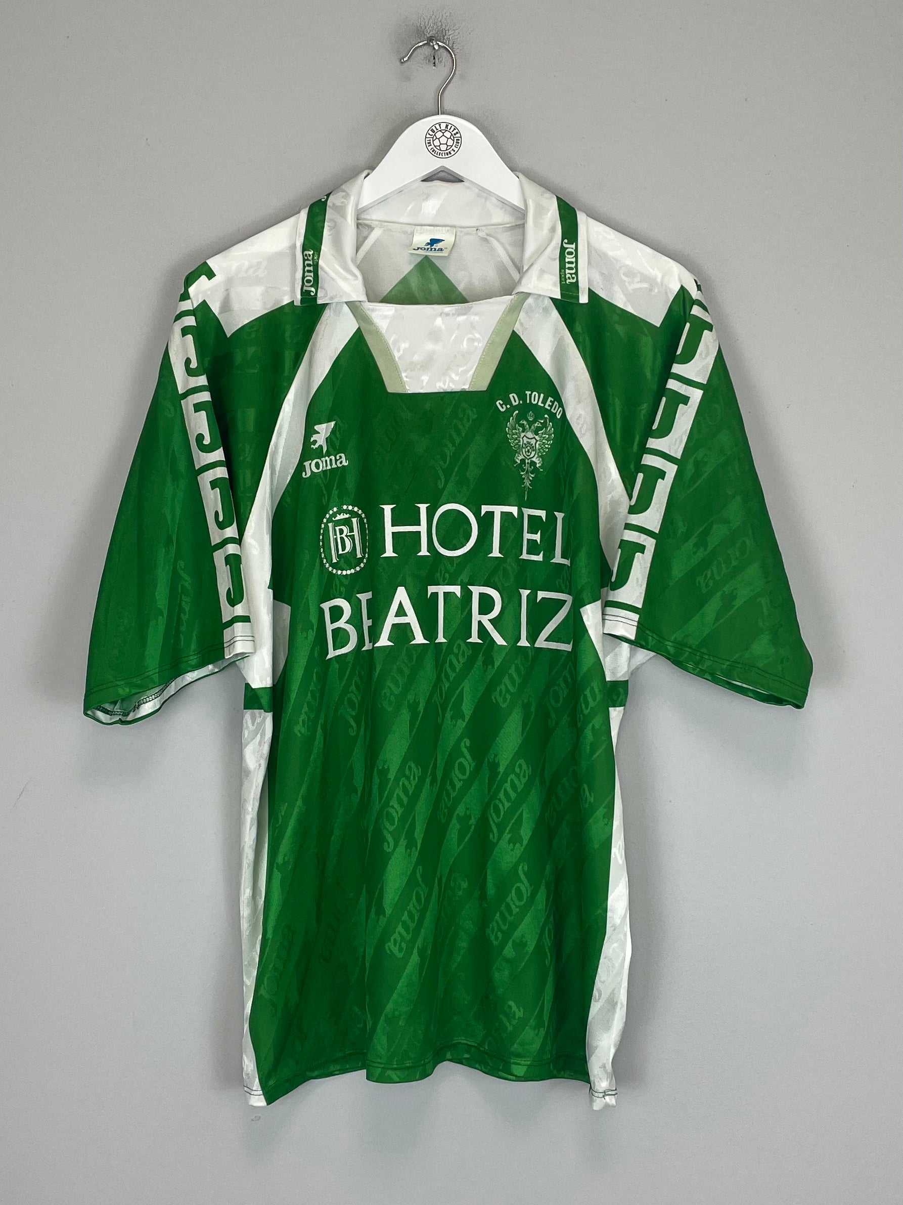 Shop 1994/95 CD TOLEDO #15 HOME SHIRT (XL) JOMA, classic football shirts, vintage football shirts & retro soccer jerseys at Cult Kits