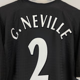 2003/05 MANCHESTER UNITED G.NEVILLE #2 AWAY SHIRT (XL) NIKE