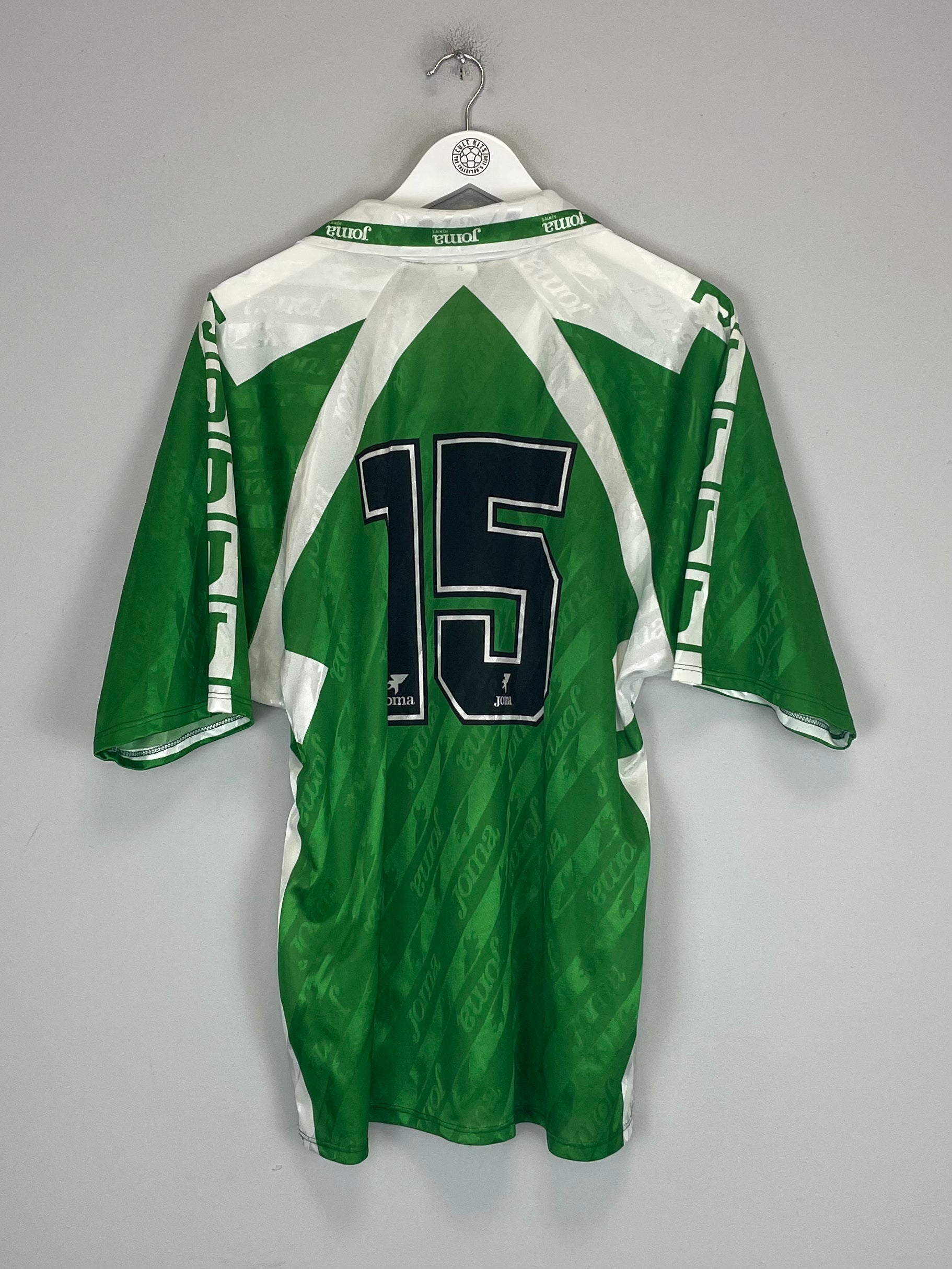 Shop 1994/95 CD TOLEDO #15 HOME SHIRT (XL) JOMA, classic football shirts, vintage football shirts & retro soccer jerseys at Cult Kits