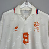 1992/94 NETHERLANDS VAN BASTEN #9 L/S AWAY SHIRT (L) LOTTO