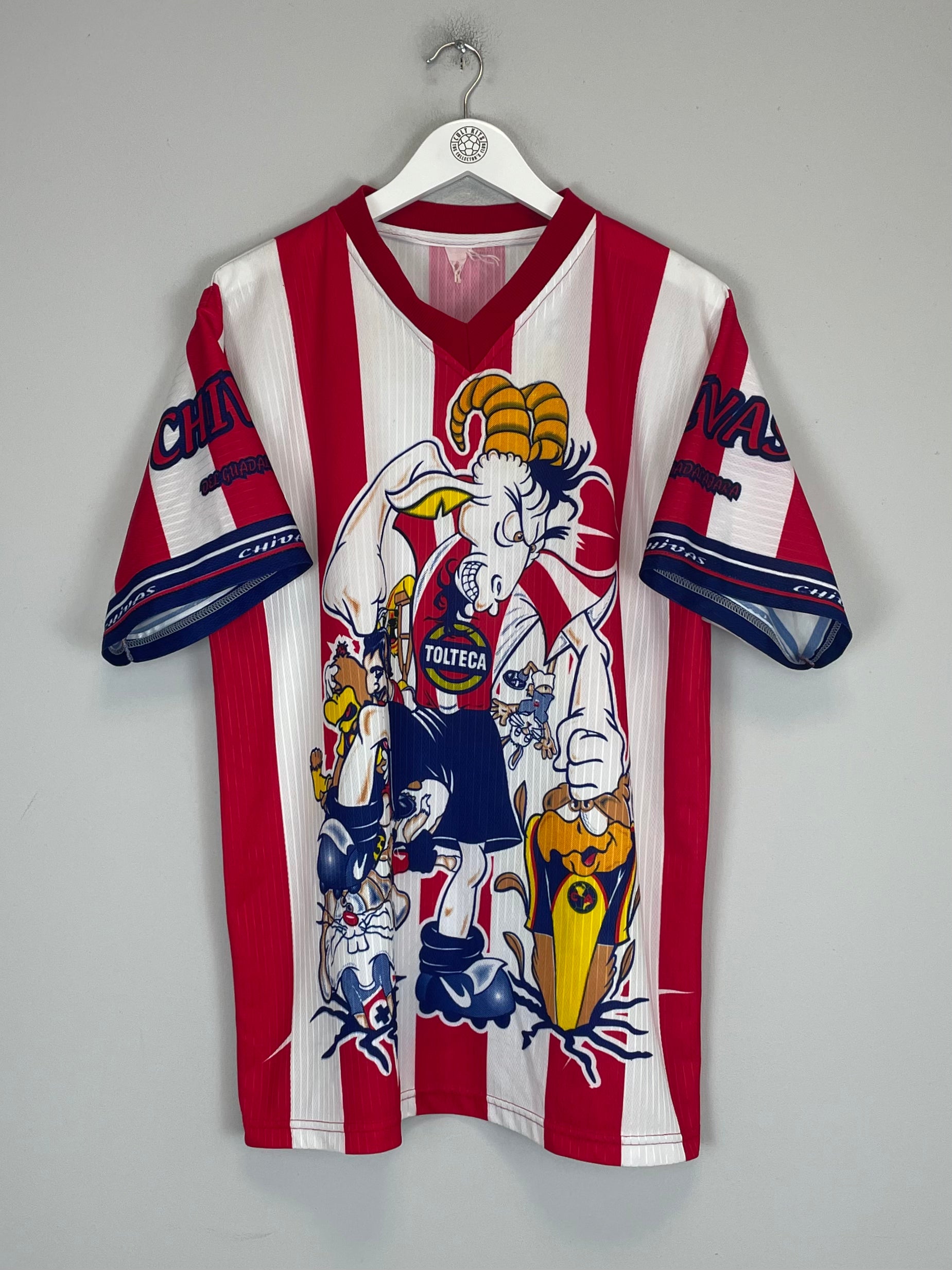 Shop 1990'S CHIVAS GUADALAJARA BOOTLEG SHIRT (XL), classic football shirts, vintage football shirts & retro soccer jerseys at Cult Kits