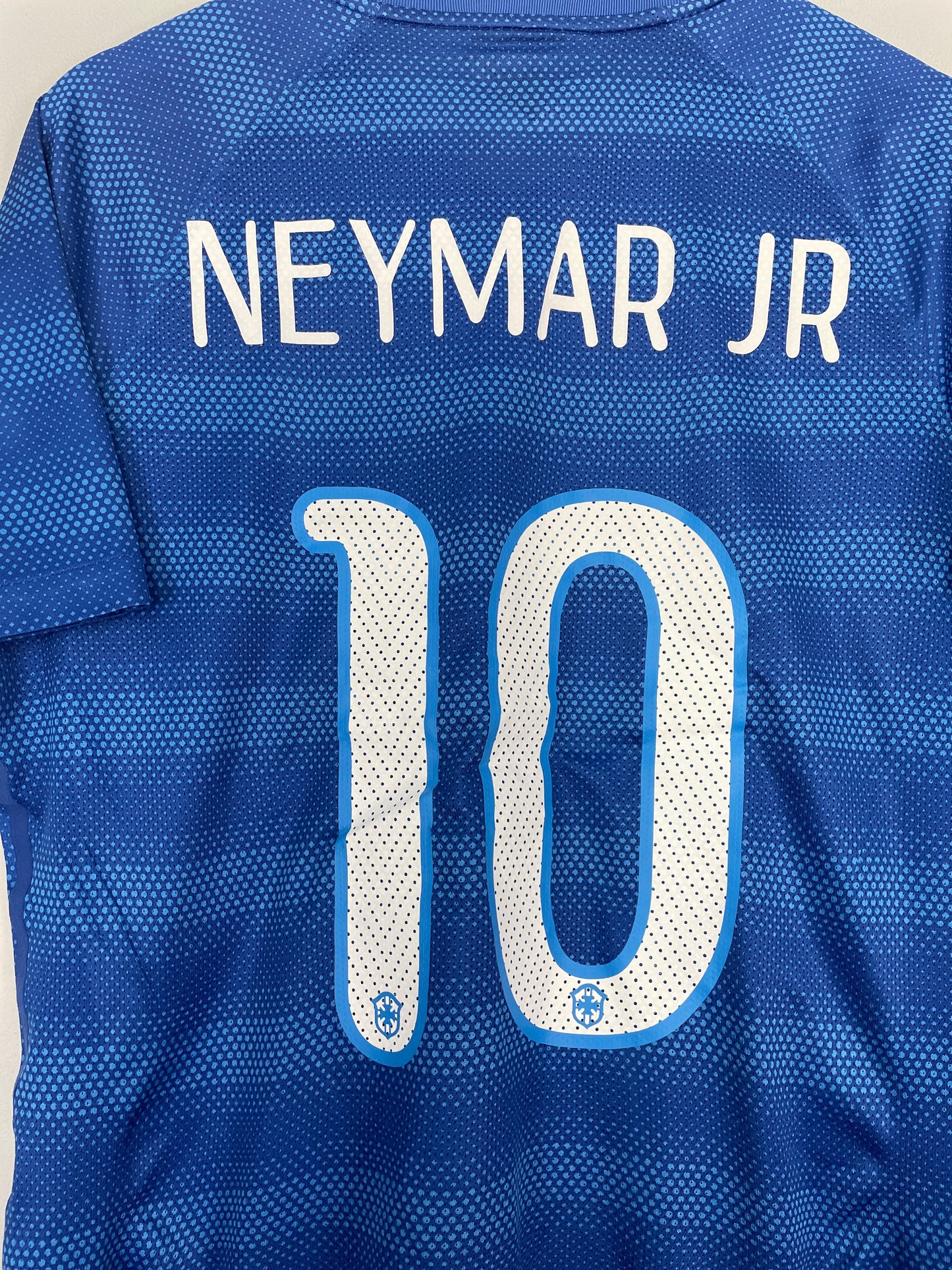 2014/15 BRAZIL NEYMAR #10 *PLAYER ISSUE* AWAY SHIRT (L) NIKE