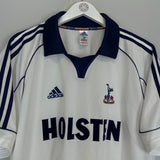 Shop 1999/01 TOTTENHAM HOME SHIRT (L) ADIDAS, classic football shirts, vintage football shirts & retro soccer jerseys at Cult Kits