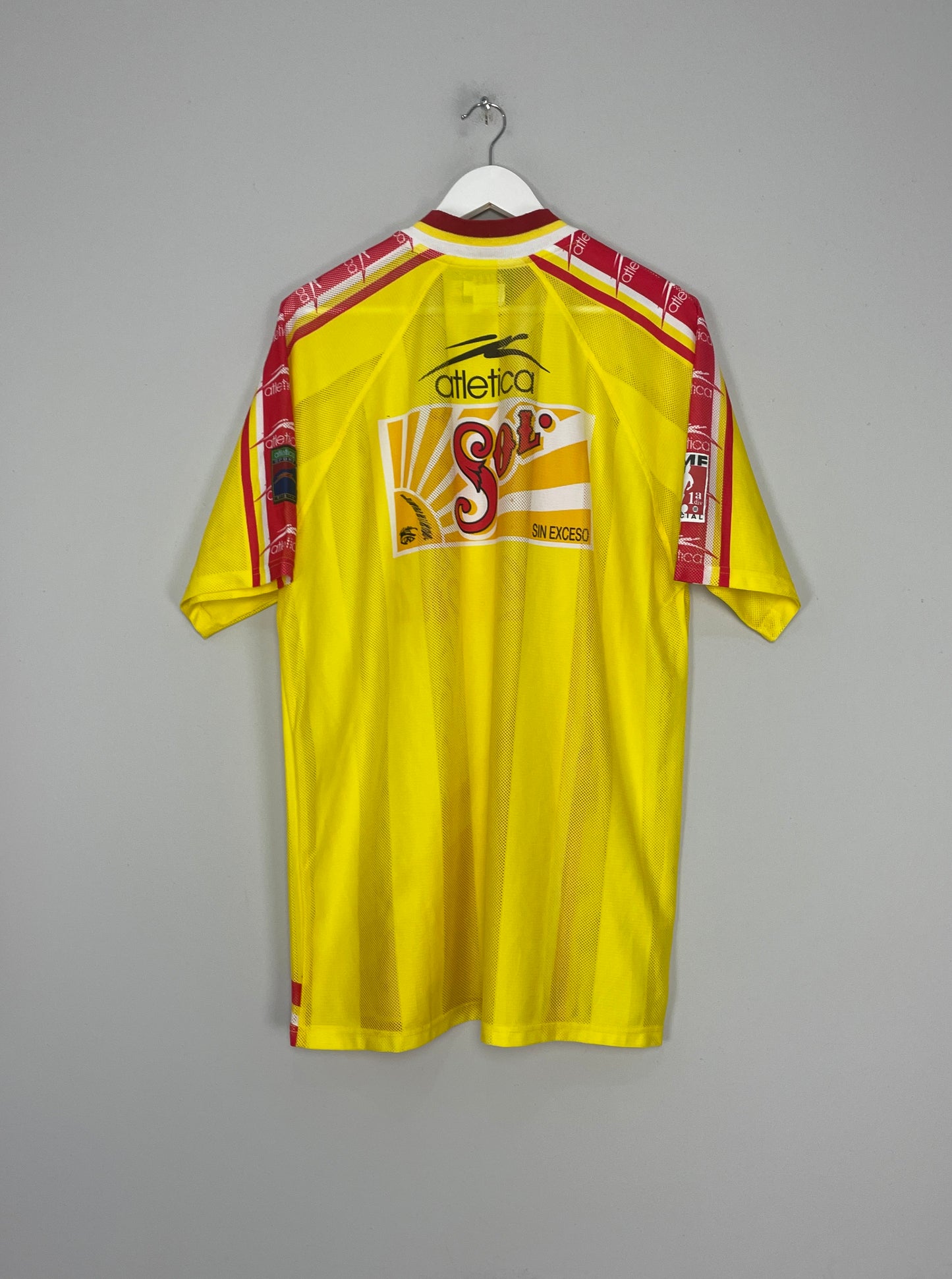 1998/99 MONARCAS MORELIA HOME SHIRT (XL) ATLETICA