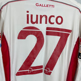Shop 2012/13 BARI IUNCO #27 L/S *MATCH ISSUE* HOME SHIRT (L) ERREA, classic football shirts, vintage football shirts & retro soccer jerseys at Cult Kits