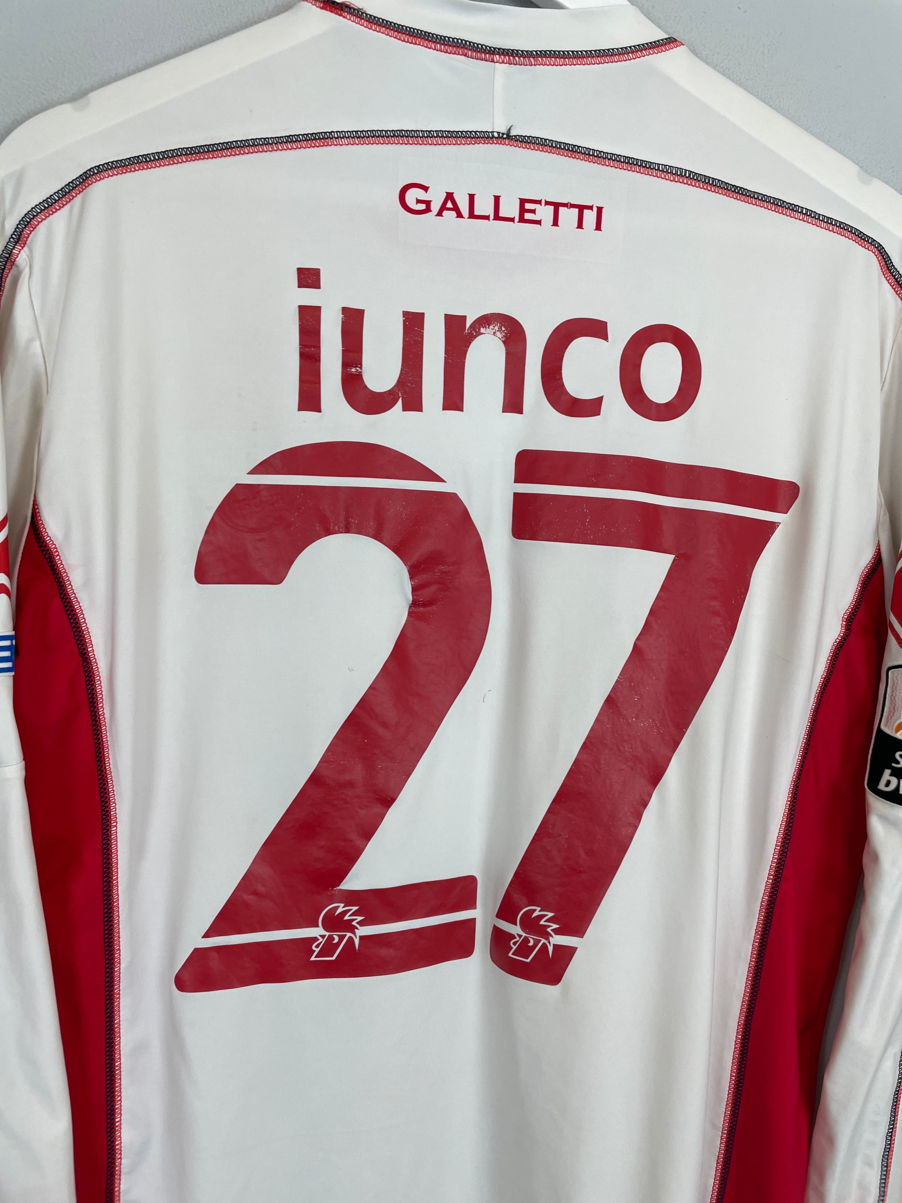 Shop 2012/13 BARI IUNCO #27 L/S *MATCH ISSUE* HOME SHIRT (L) ERREA, classic football shirts, vintage football shirts & retro soccer jerseys at Cult Kits