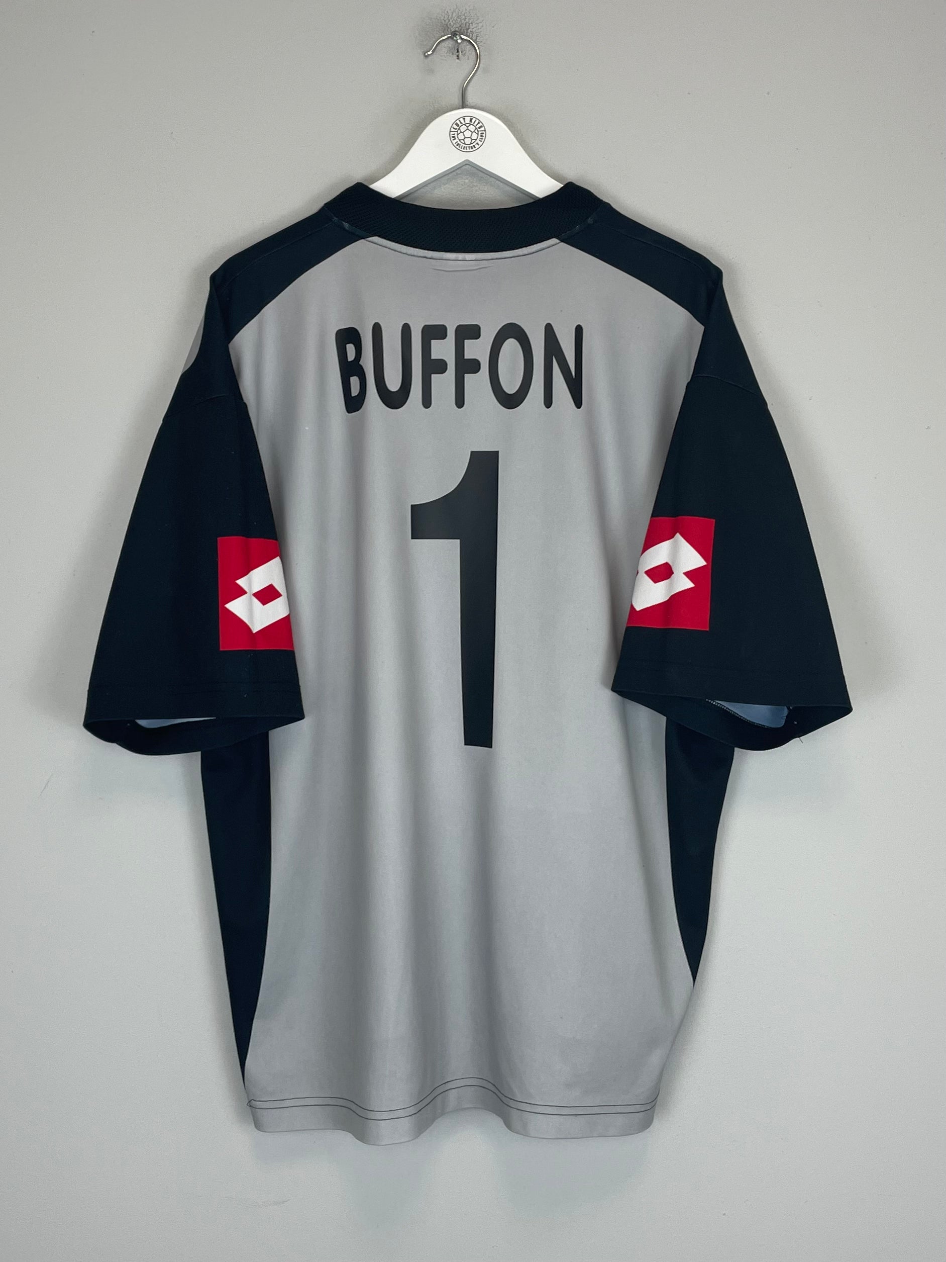 Shop 2002/03 JUVENTUS BUFFON #1 GK SHIRT (XL) LOTTO, classic football shirts, vintage football shirts & retro soccer jerseys at Cult Kits