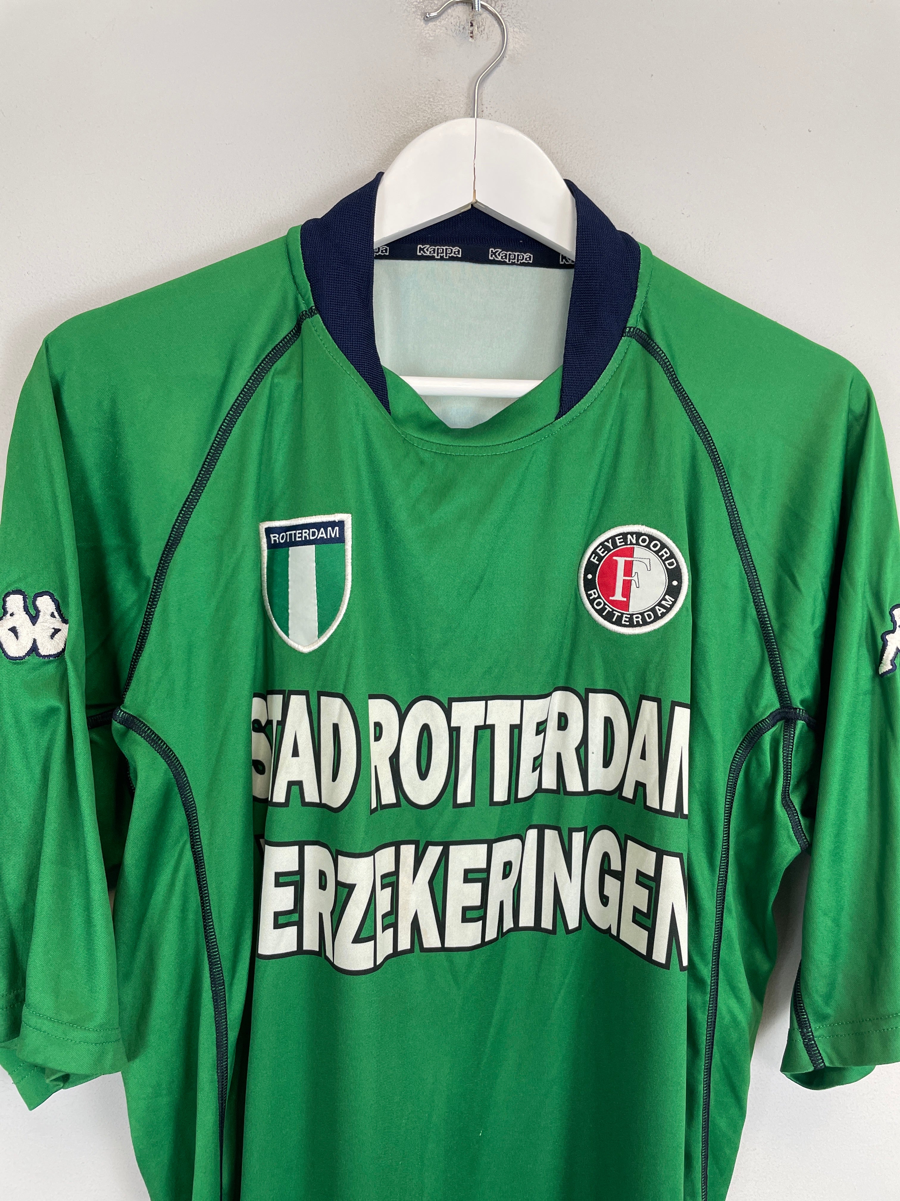 Shop 2002/03 FEYENOORD AWAY SHIRT (XXXL) KAPPA, classic football shirts, vintage football shirts & retro soccer jerseys at Cult Kits