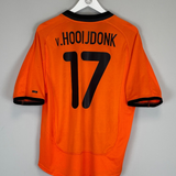 2000/02 NETHERLANDS V.HOOIJDONK #17 HOME SHIRT (M) NIKE