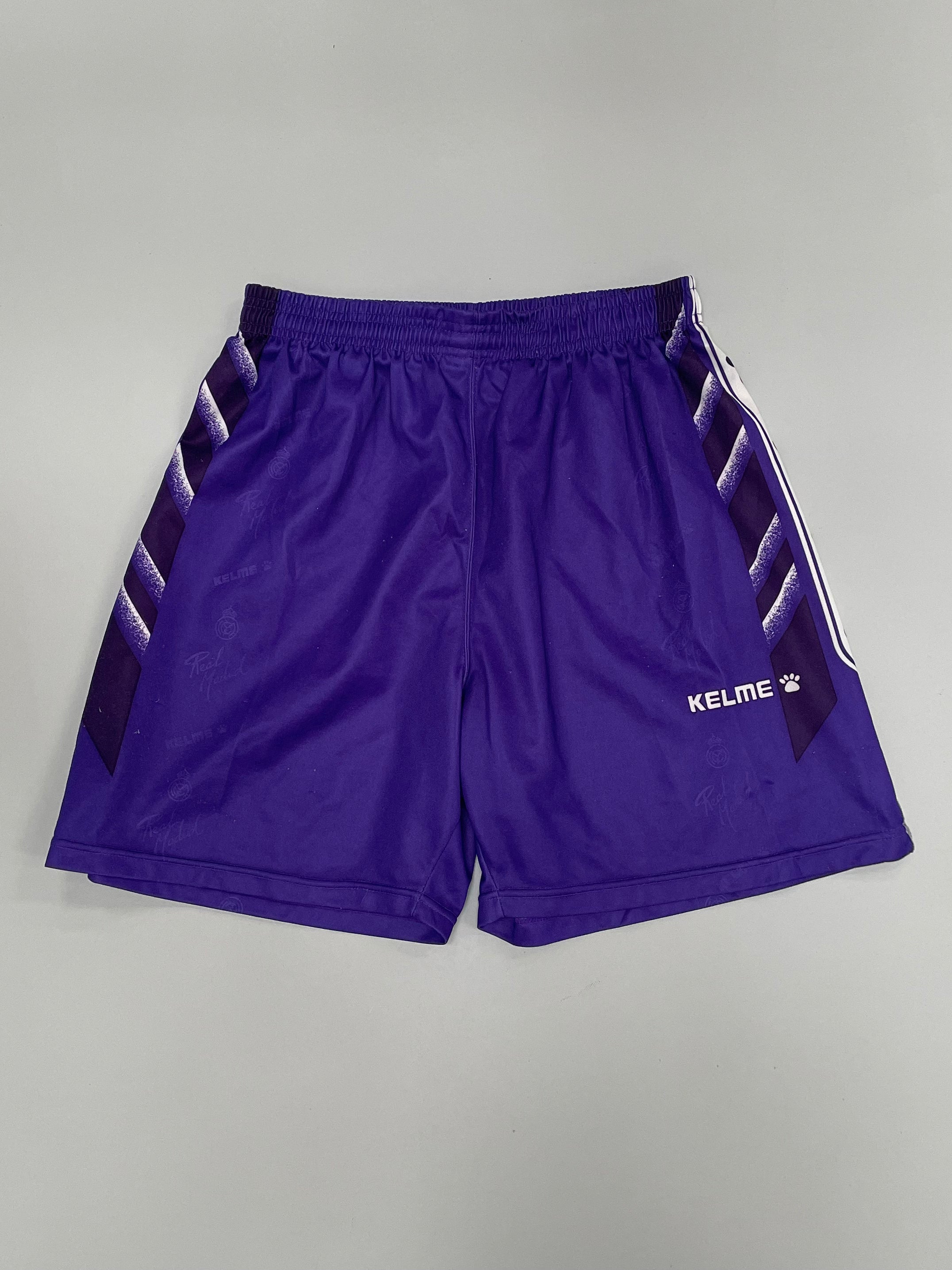 Shop 1997/98 REAL MADRID THIRD SHORTS (L) KELME, classic football shirts, vintage football shirts & retro soccer jerseys at Cult Kits