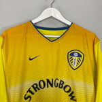 Shop 2002/03 LEEDS UNITED L/S AWAY SHIRT (L) NIKE, classic football shirts, vintage football shirts & retro soccer jerseys at Cult Kits