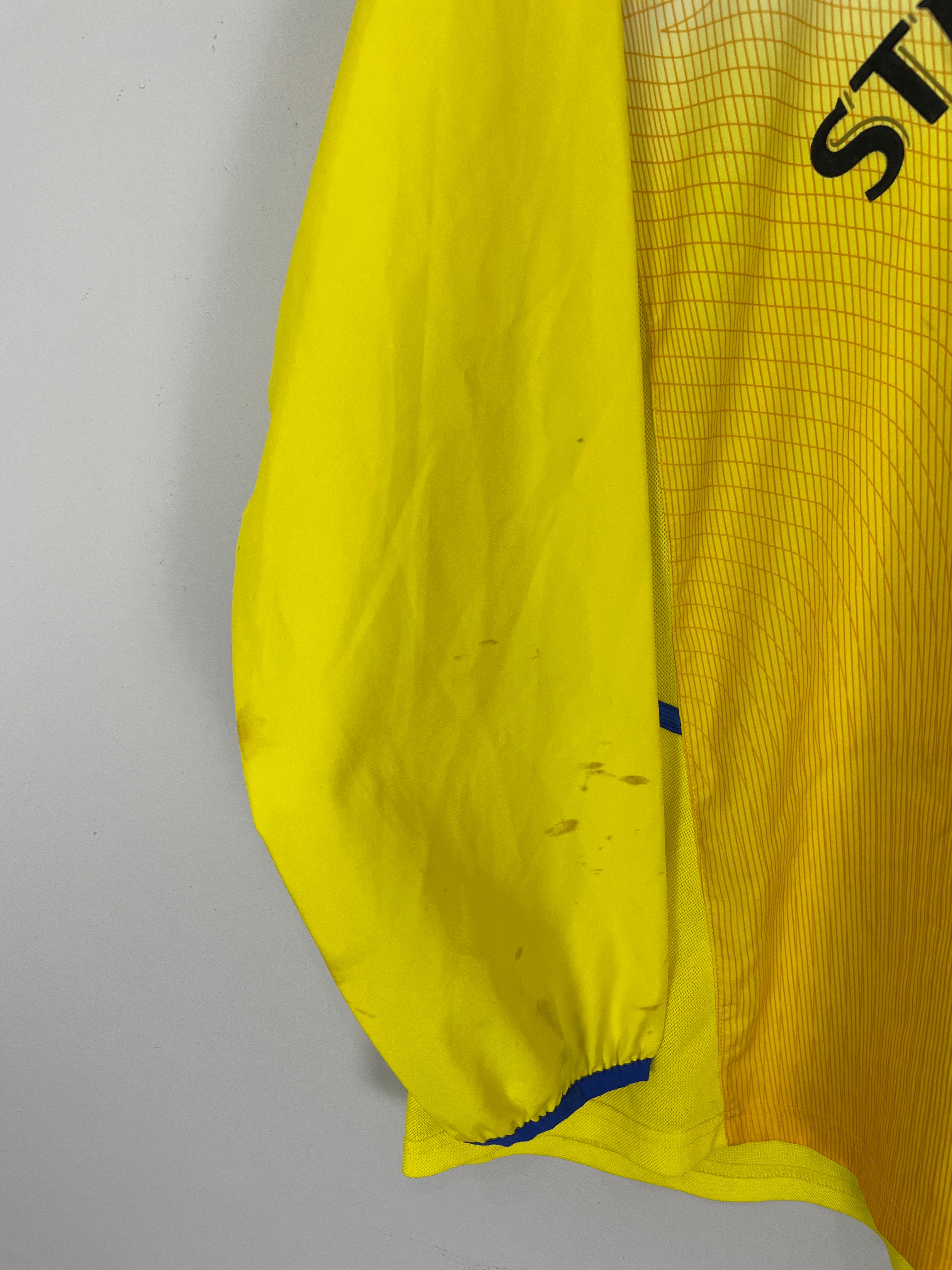 Shop 2002/03 LEEDS UNITED L/S AWAY SHIRT (L) NIKE, classic football shirts, vintage football shirts & retro soccer jerseys at Cult Kits