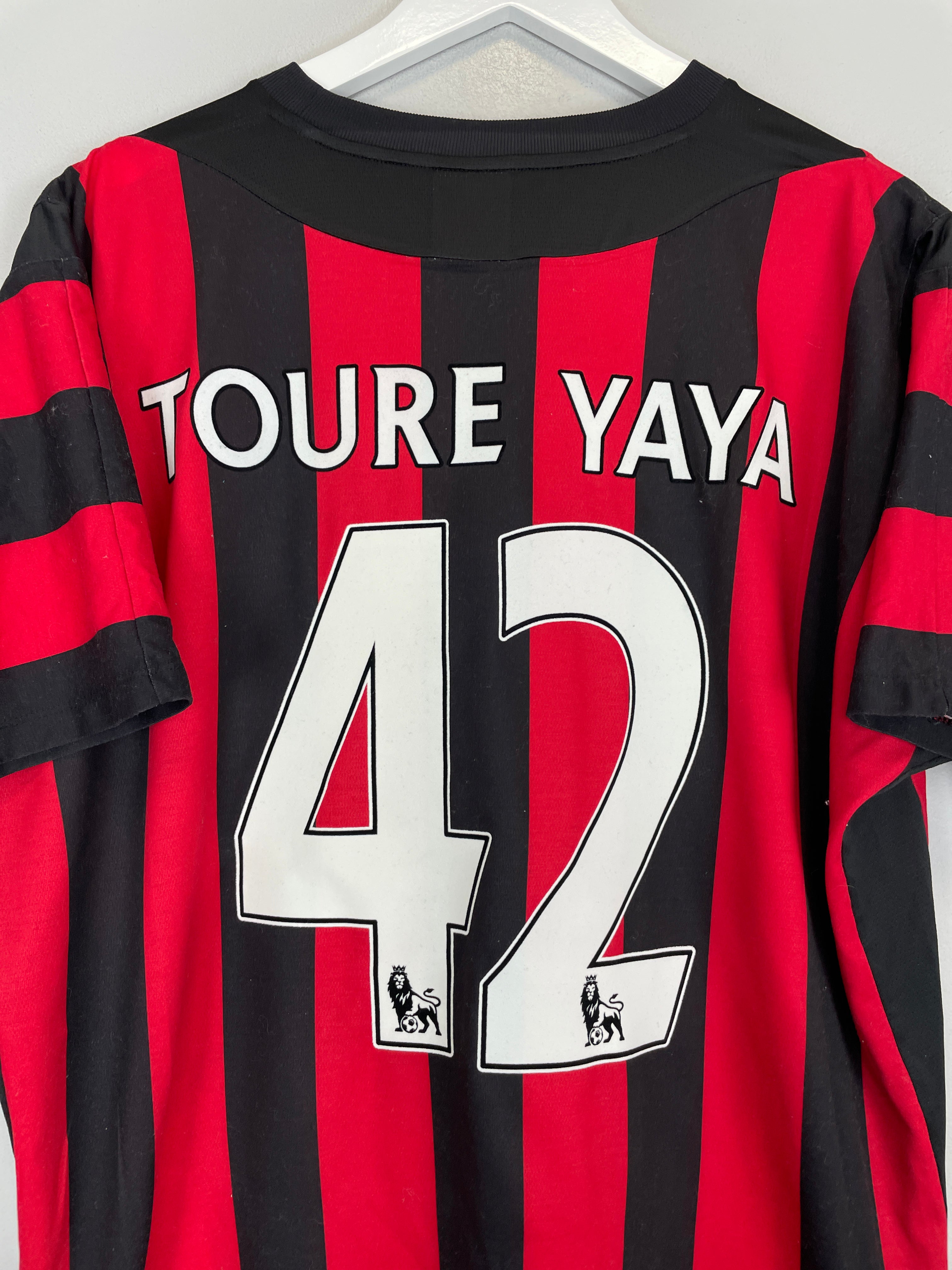 Shop 2011/12 MANCHESTER CITY YAYA TOURE #42 AWAY SHIRT (XXL) UMBRO, classic football shirts, vintage football shirts & retro soccer jerseys at Cult Kits