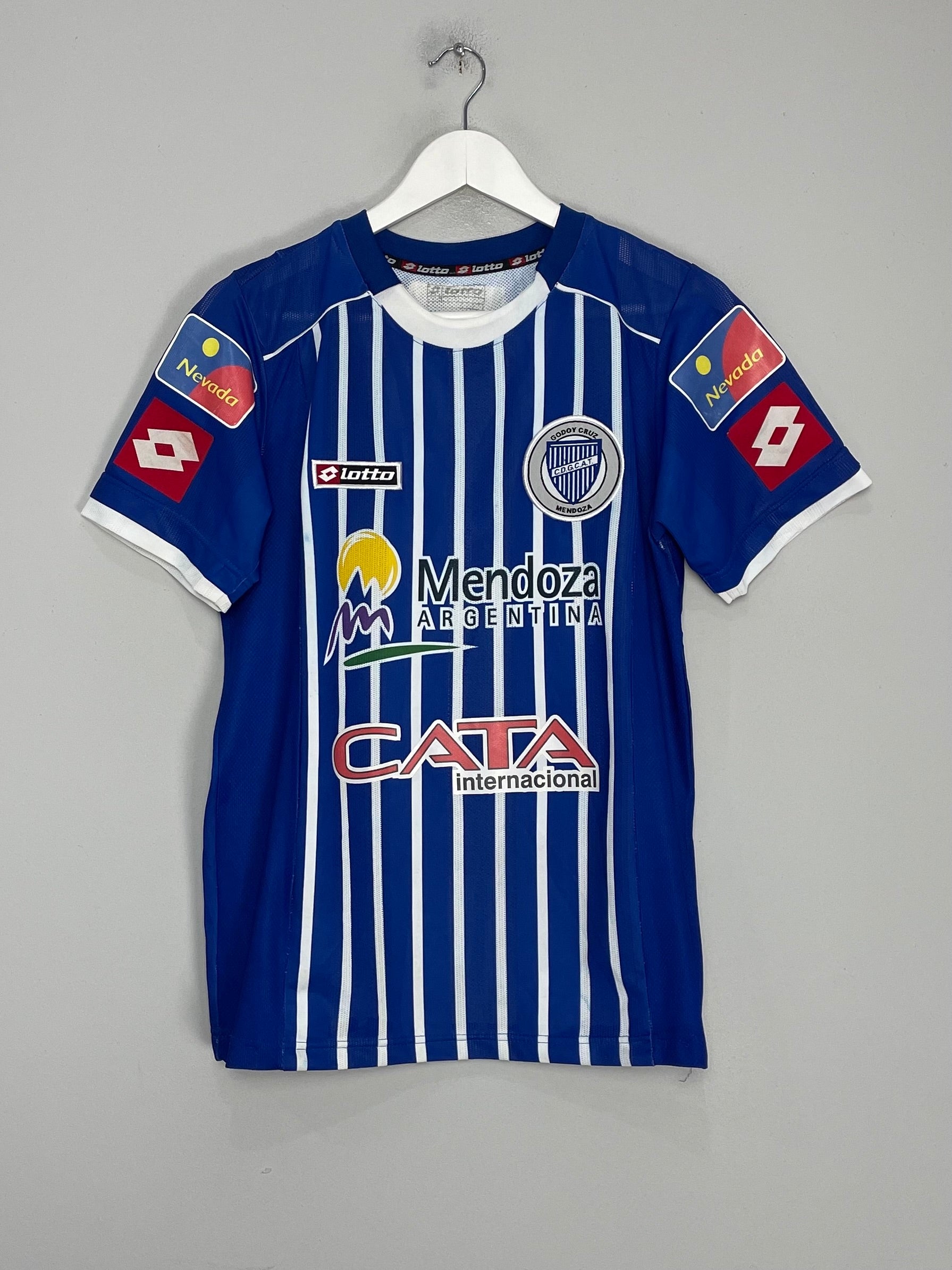 Shop 2011/12 GODOY CRUZ HOME SHIRT (S) LOTTO, classic football shirts, vintage football shirts & retro soccer jerseys at Cult Kits