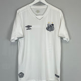 Shop 2019/20 SANTOS HOME SHIRT (L) UMBRO, classic football shirts, vintage football shirts & retro soccer jerseys at Cult Kits