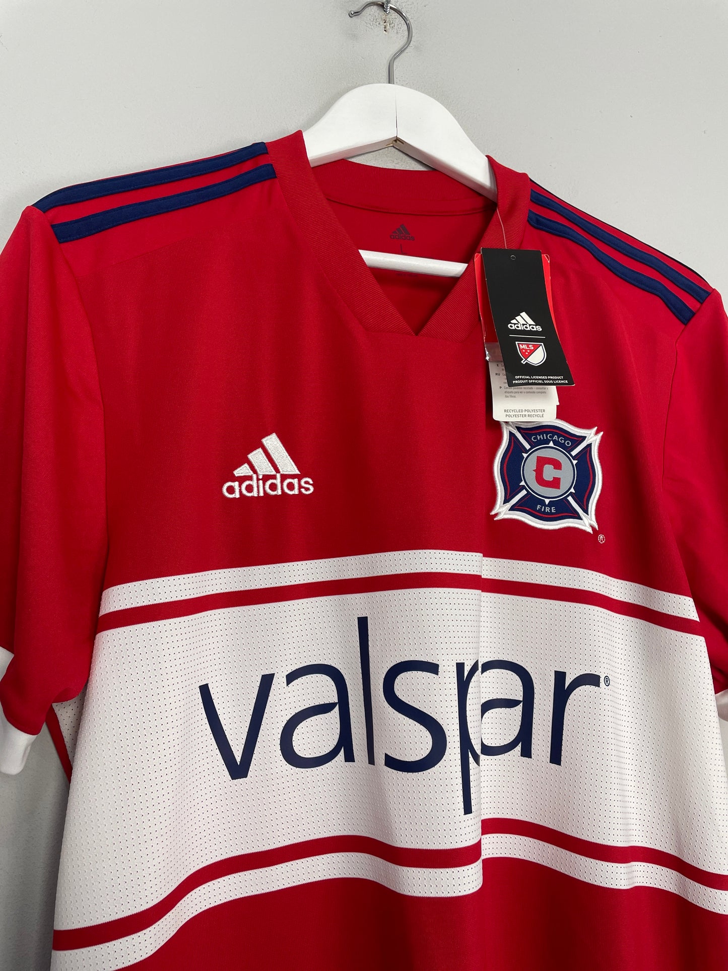 2018/19 CHICAGO FIRE *BNWT* HOME SHIRT (L) ADIDAS