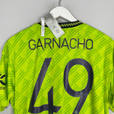 Shop 2022/23 Manchester United Garnacho #49 *BNWT* Third Shirt (Multiple Sizes) Adidas, classic football shirts, vintage football shirts & retro soccer jerseys at Cult Kits