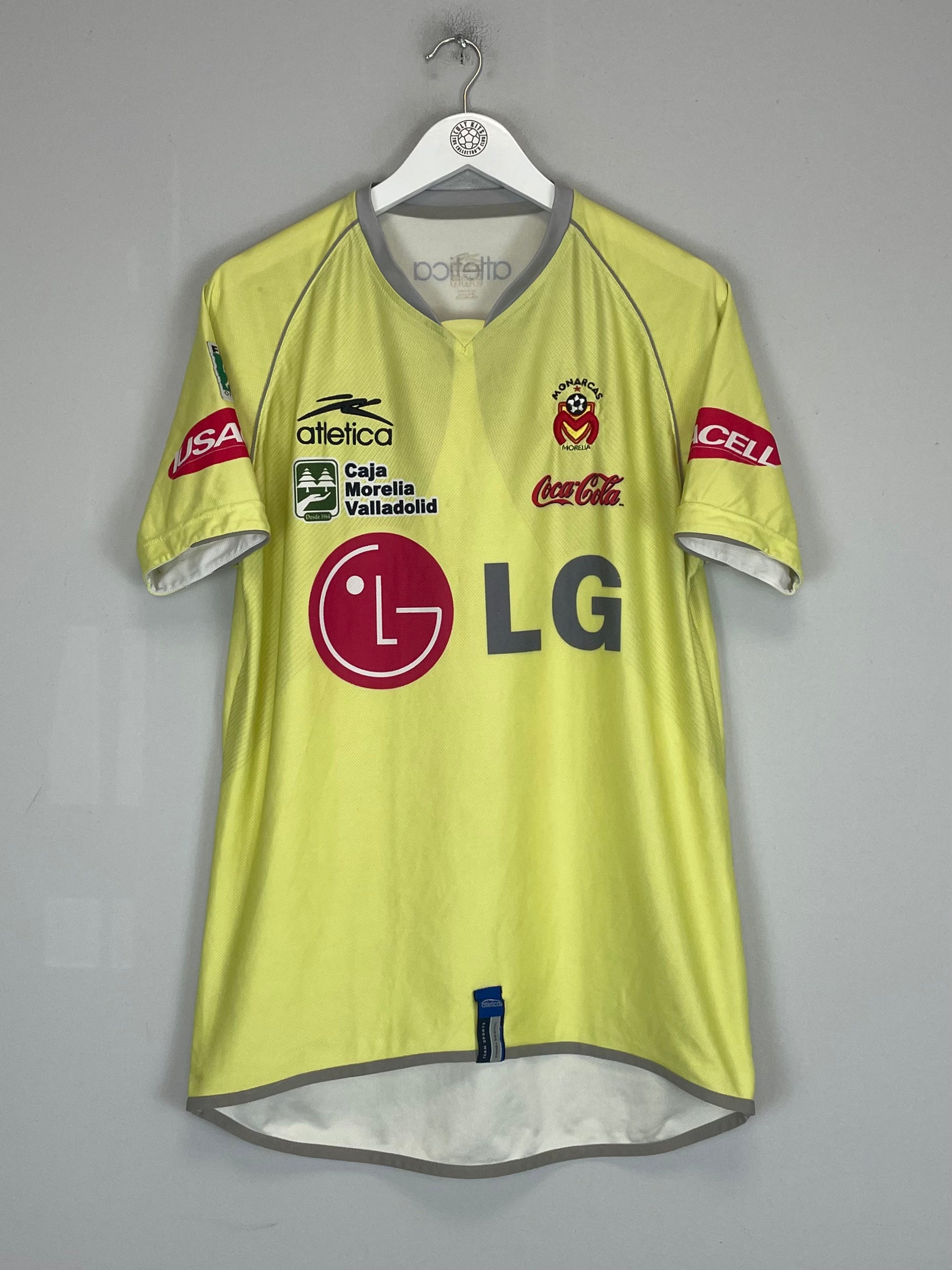 Shop 2007/08 MONARCAS MORELIA AWAY SHIRT (M) ATLETICA, classic football shirts, vintage football shirts & retro soccer jerseys at Cult Kits