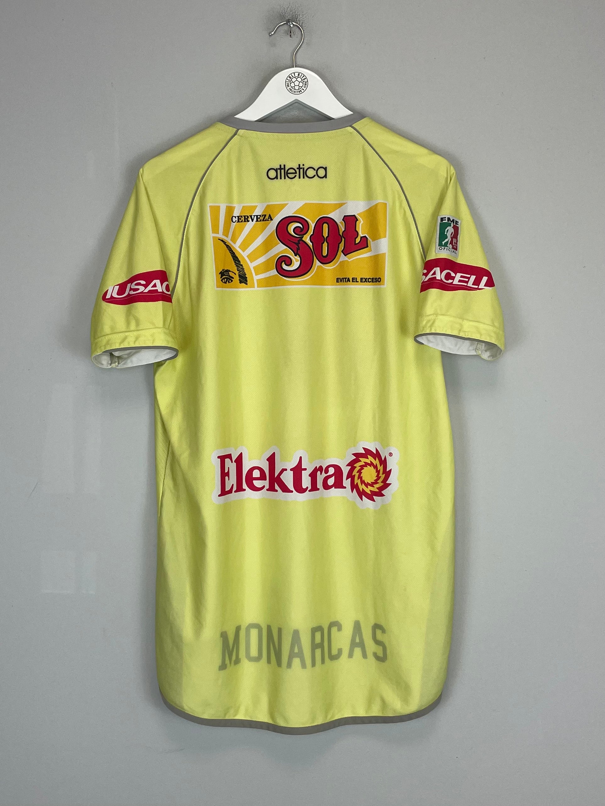 Shop 2007/08 MONARCAS MORELIA AWAY SHIRT (M) ATLETICA, classic football shirts, vintage football shirts & retro soccer jerseys at Cult Kits