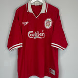Shop 1996/98 LIVERPOOL BARNES #10 HOME SHIRT (XXL) REEBOK, classic football shirts, vintage football shirts & retro soccer jerseys at Cult Kits