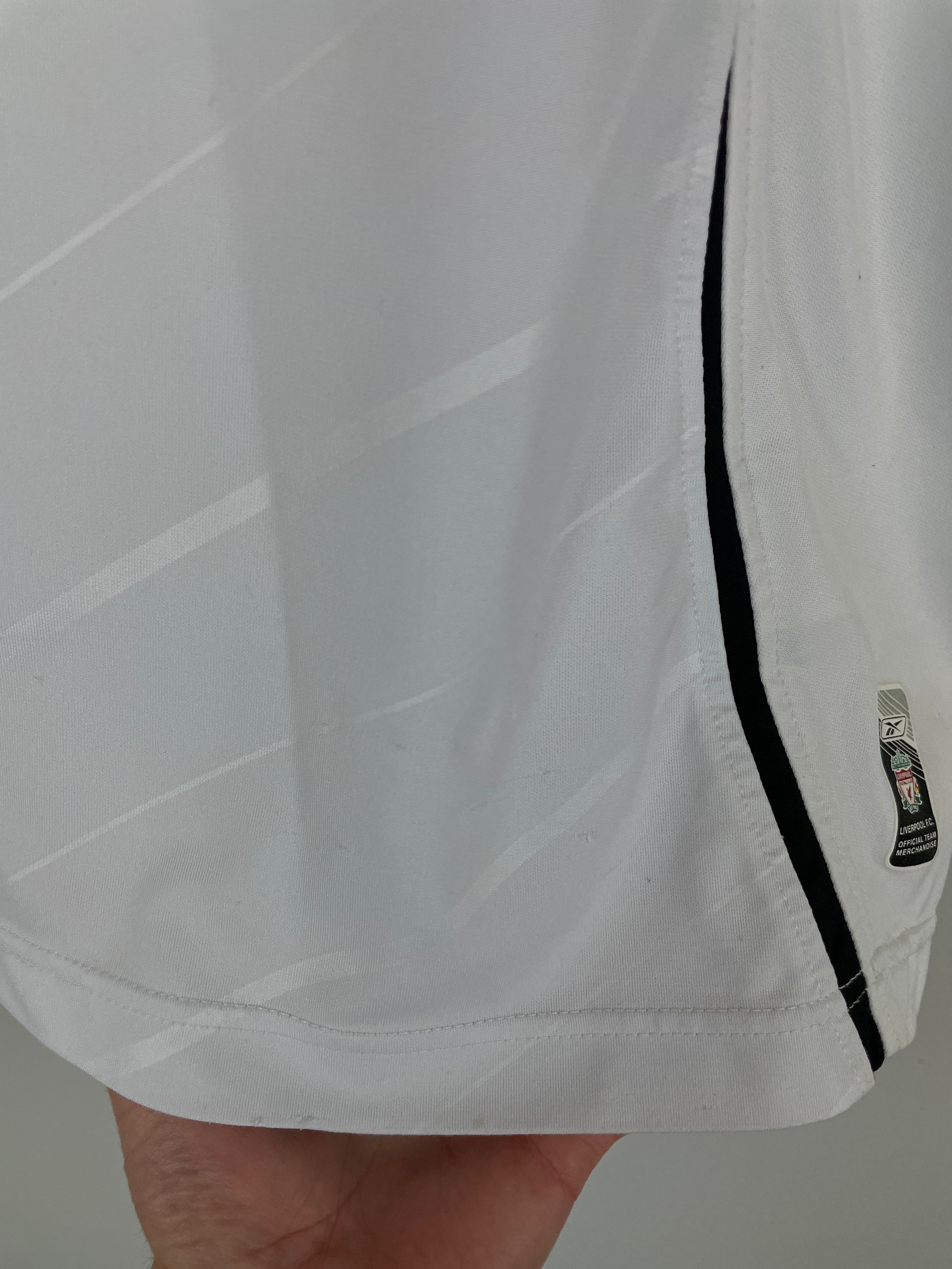 Shop 2005/06 LIVERPOOL LUIS GARCIA #10 AWAY SHIRT (XL) REEBOK, classic football shirts, vintage football shirts & retro soccer jerseys at Cult Kits