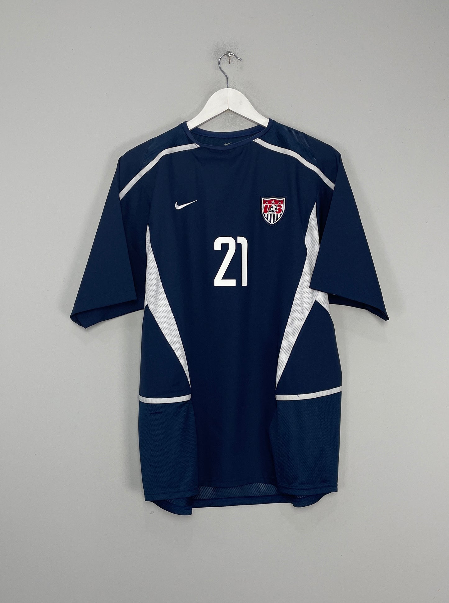 2002 USA DONOVAN #21 *BNWT* AWAY SHIRT (L) NIKE