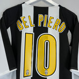 Shop 2004/05 JUVENTUS DEL PIERO #10 *BNWT* HOME SHIRT (XL) NIKE, classic football shirts, vintage football shirts & retro soccer jerseys at Cult Kits