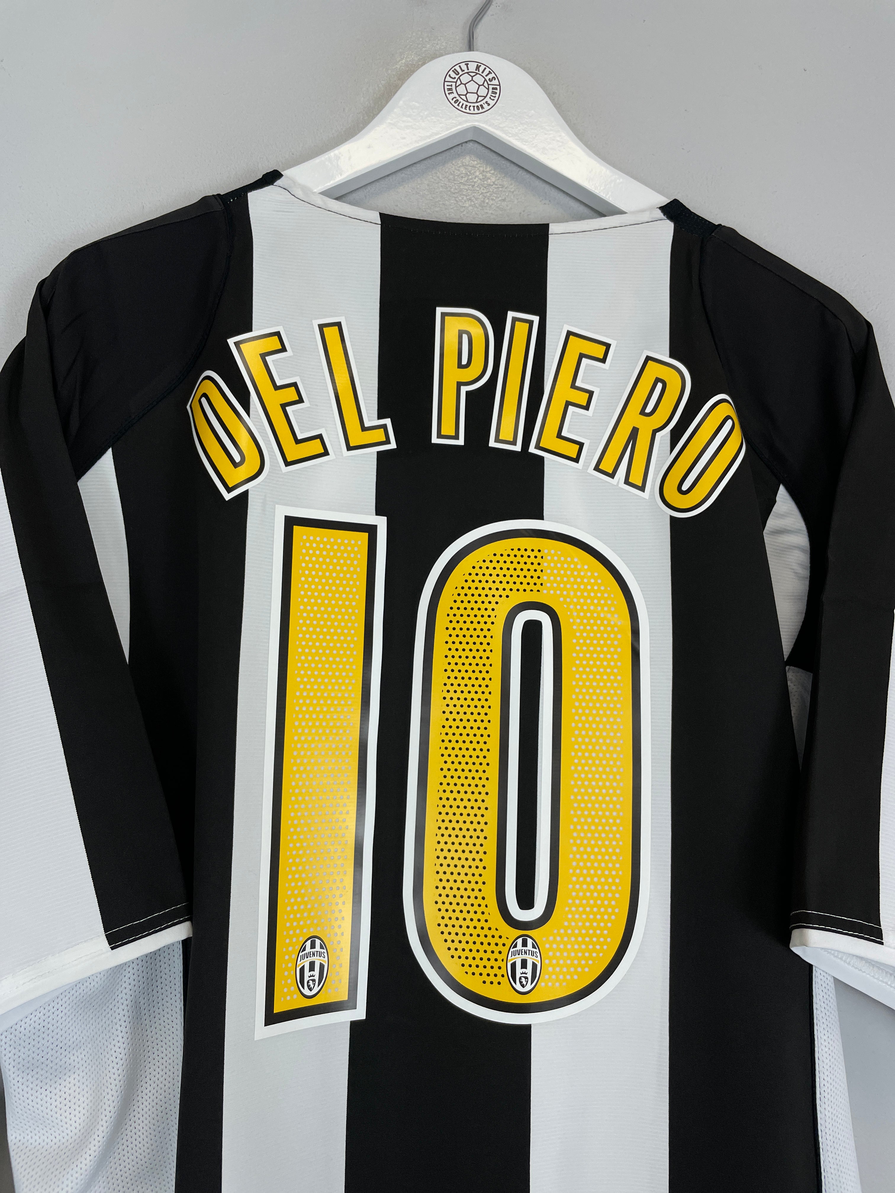 Shop 2004/05 JUVENTUS DEL PIERO #10 *BNWT* HOME SHIRT (XL) NIKE, classic football shirts, vintage football shirts & retro soccer jerseys at Cult Kits