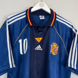 Shop 1998/99 SPAIN RAUL #7 AWAY SHIRT (XL) ADIDAS, classic football shirts, vintage football shirts & retro soccer jerseys at Cult Kits