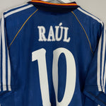 Shop 1998/99 SPAIN RAUL #7 AWAY SHIRT (XL) ADIDAS, classic football shirts, vintage football shirts & retro soccer jerseys at Cult Kits