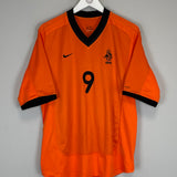 2000/02 NETHERLANDS KLUIVERT #9 HOME SHIRT (L) NIKE
