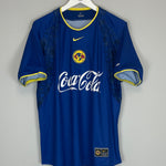 Shop 2002/03 CLUB AMERICA ZAMORANO #9 AWAY SHIRT (L) NIKE, classic football shirts, vintage football shirts & retro soccer jerseys at Cult Kits