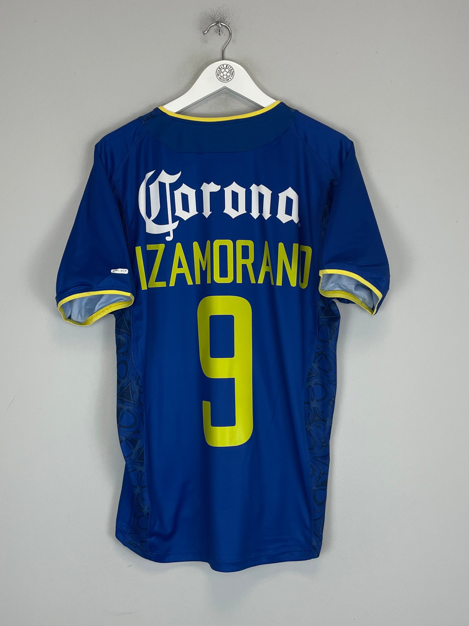 Shop 2002/03 CLUB AMERICA ZAMORANO #9 AWAY SHIRT (L) NIKE, classic football shirts, vintage football shirts & retro soccer jerseys at Cult Kits
