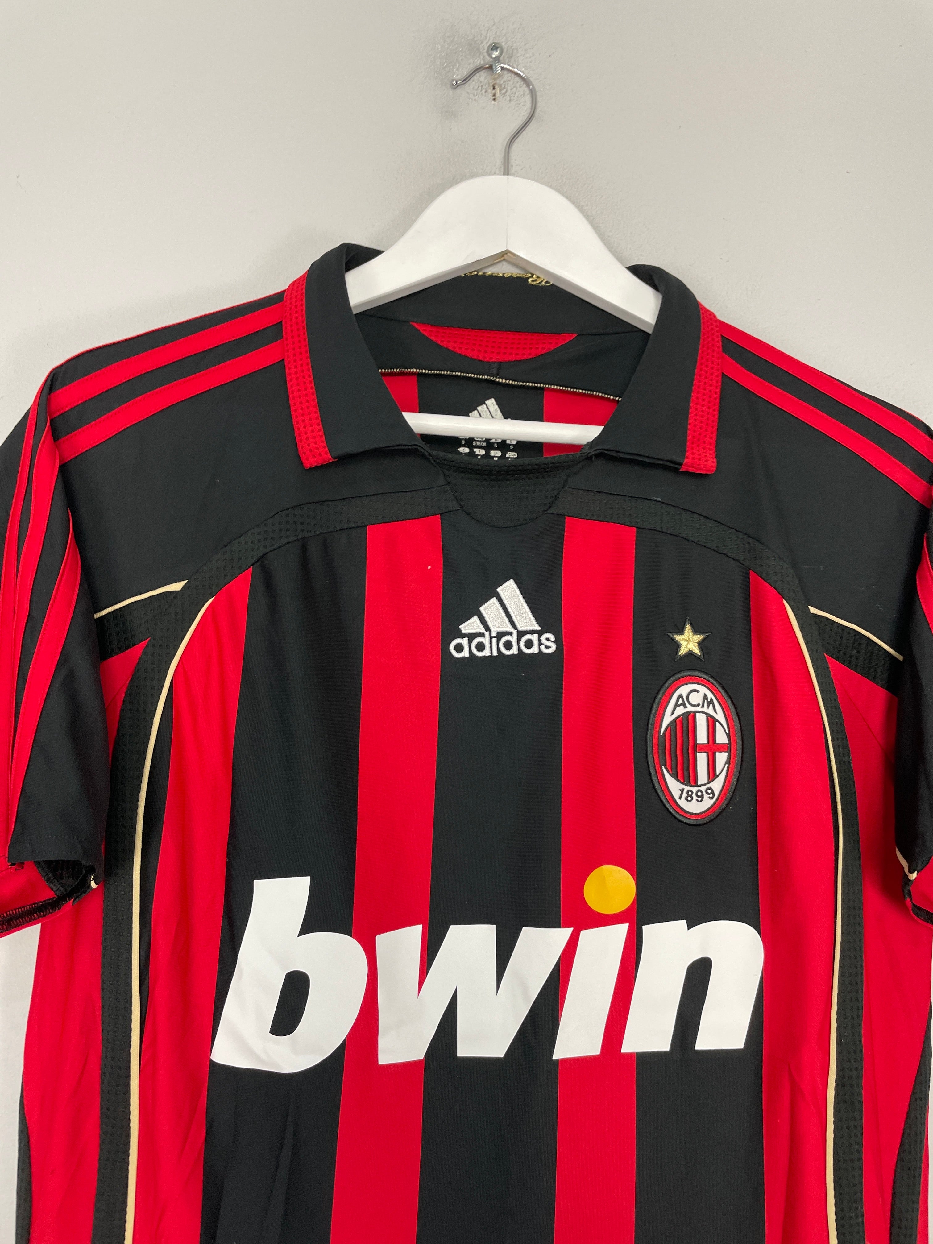Shop 2006/07 AC MILAN KAKA #22 HOME SHIRT (S) ADIDAS, classic football shirts, vintage football shirts & retro soccer jerseys at Cult Kits