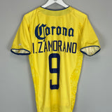 Shop 2002/03 CLUB AMERICA ZAMORANO #9 HOME SHIRT (M) NIKE, classic football shirts, vintage football shirts & retro soccer jerseys at Cult Kits