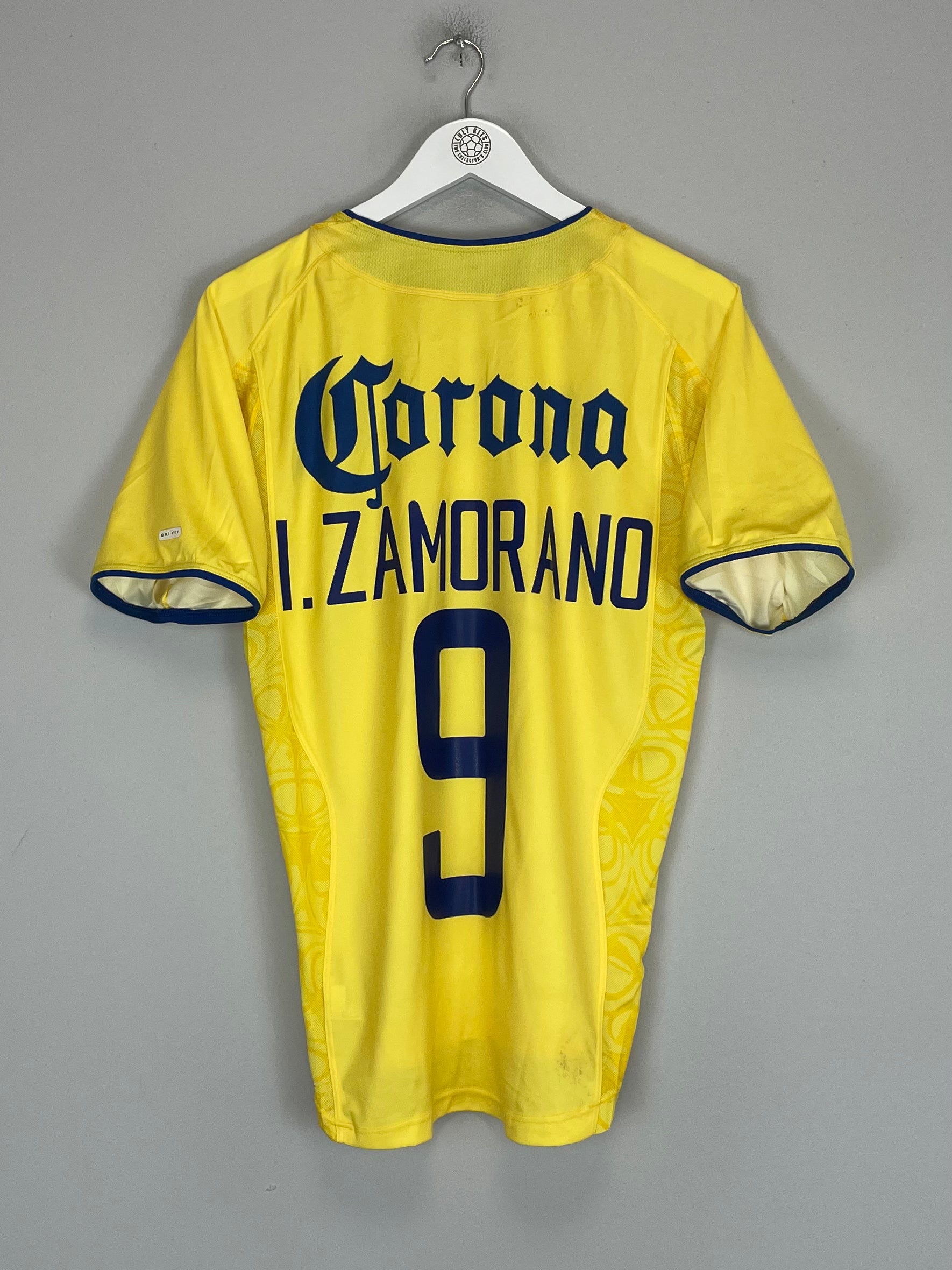 Shop 2002/03 CLUB AMERICA ZAMORANO #9 HOME SHIRT (M) NIKE, classic football shirts, vintage football shirts & retro soccer jerseys at Cult Kits