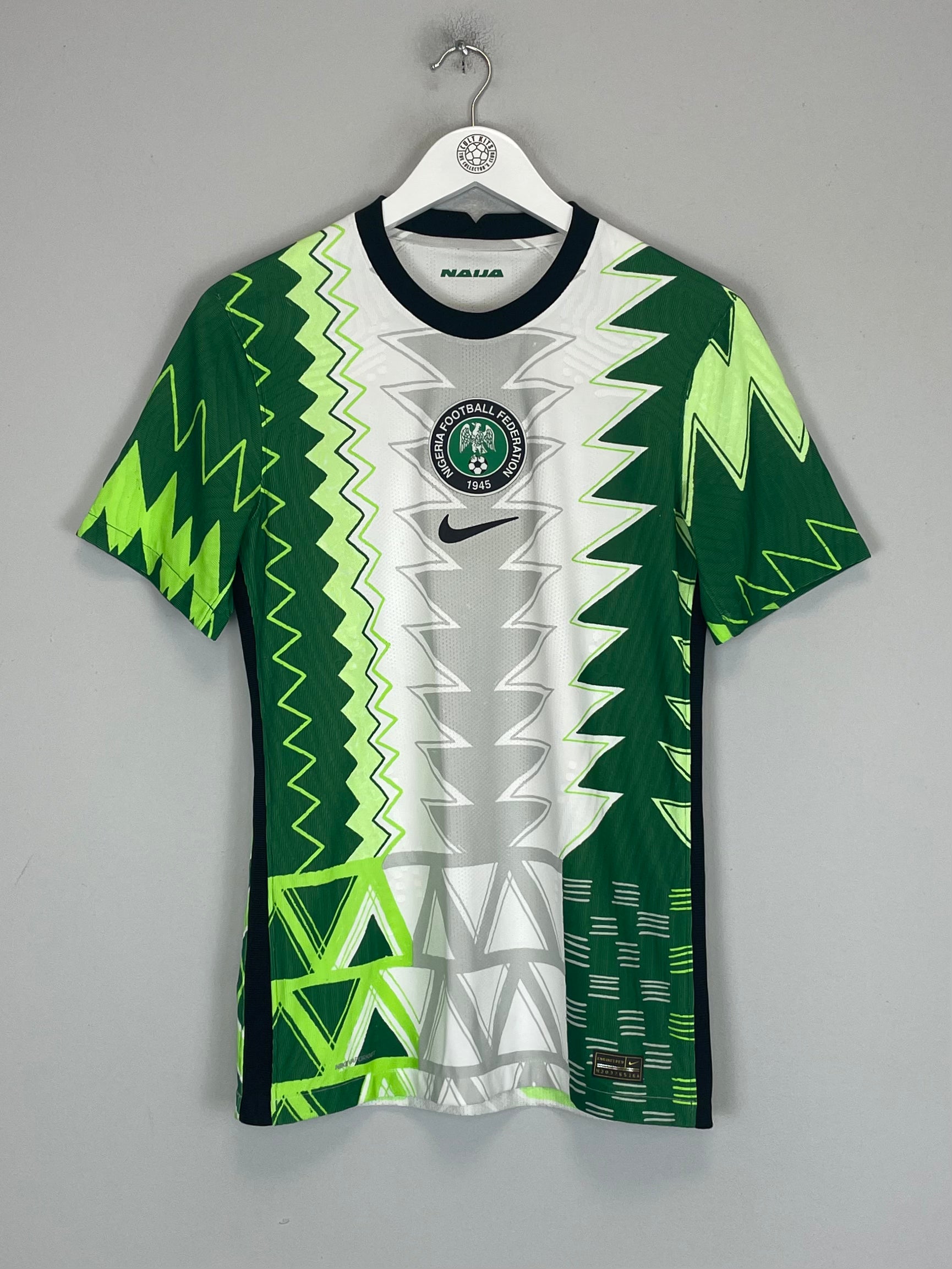 Shop 2020/21 NIGERIA *VAPORKNIT* HOME SHIRT (S) NIKE, classic football shirts, vintage football shirts & retro soccer jerseys at Cult Kits