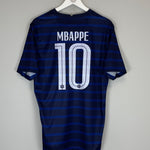 Shop 2020/21 FRANCE MBAPPE #10 HOME SHIRT (L) NIKE, classic football shirts, vintage football shirts & retro soccer jerseys at Cult Kits